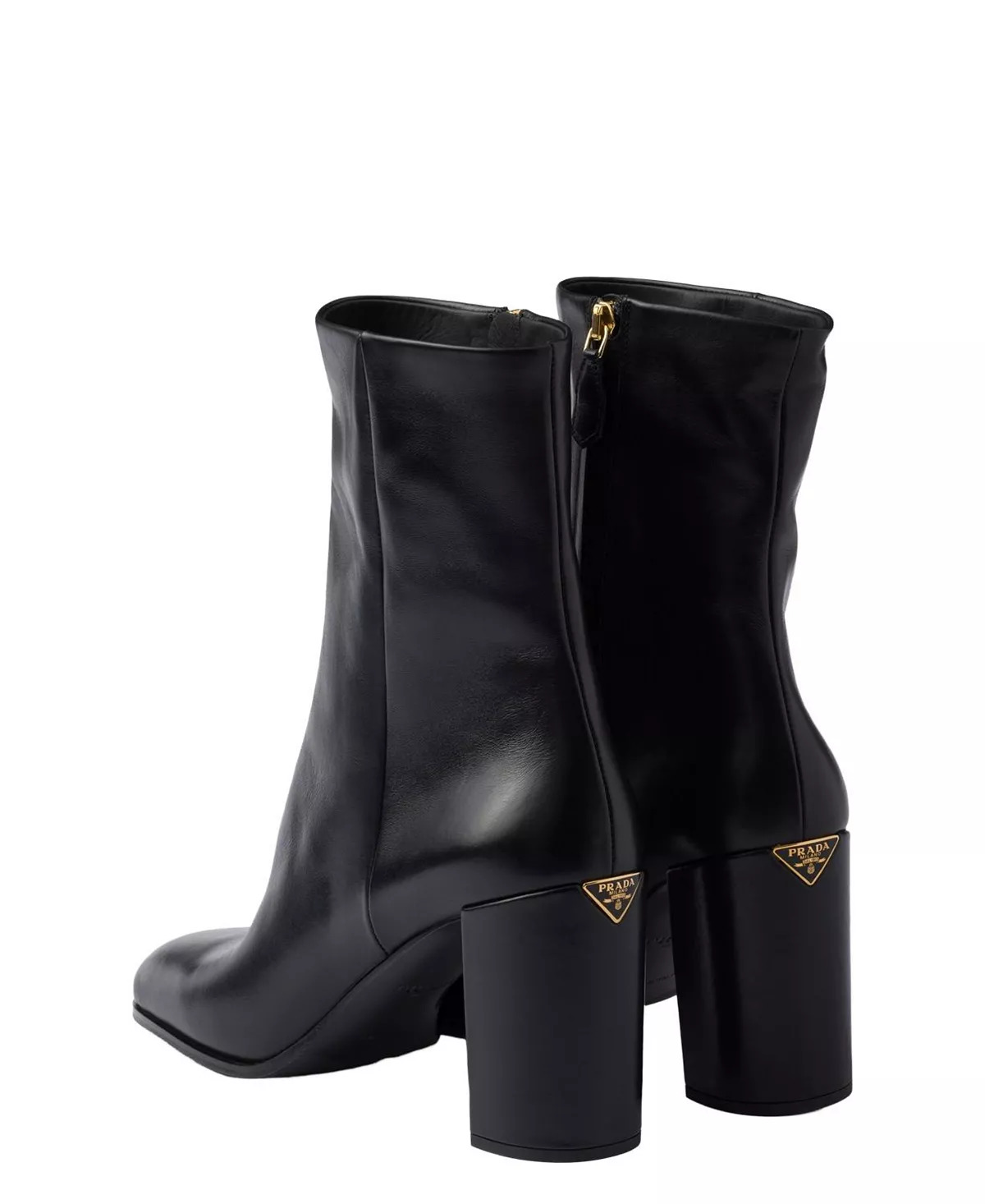 Women's Leather Booties - 4