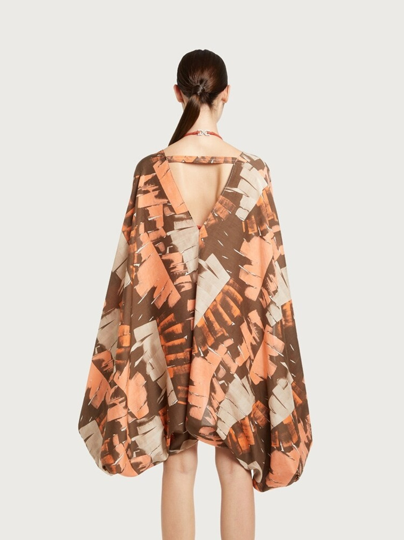 PALM PRINT CAFTAN 3