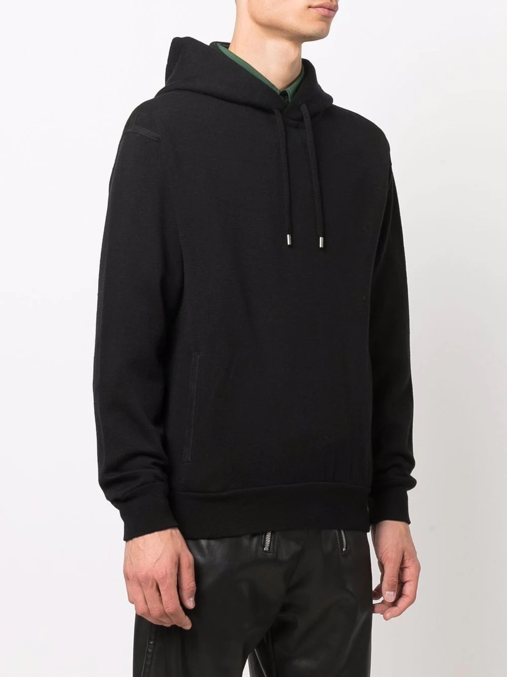 long-sleeved cotton hoodie - 3