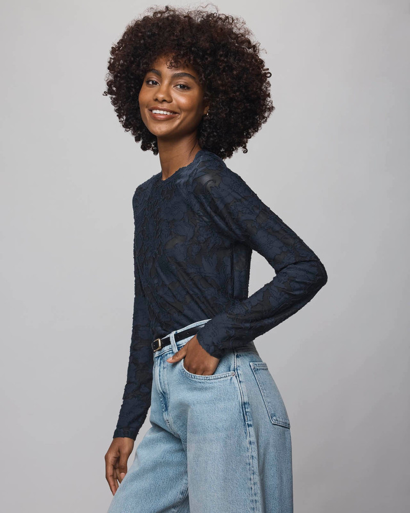 Splendid Cecelia Floral Long Sleeve Tee outlook
