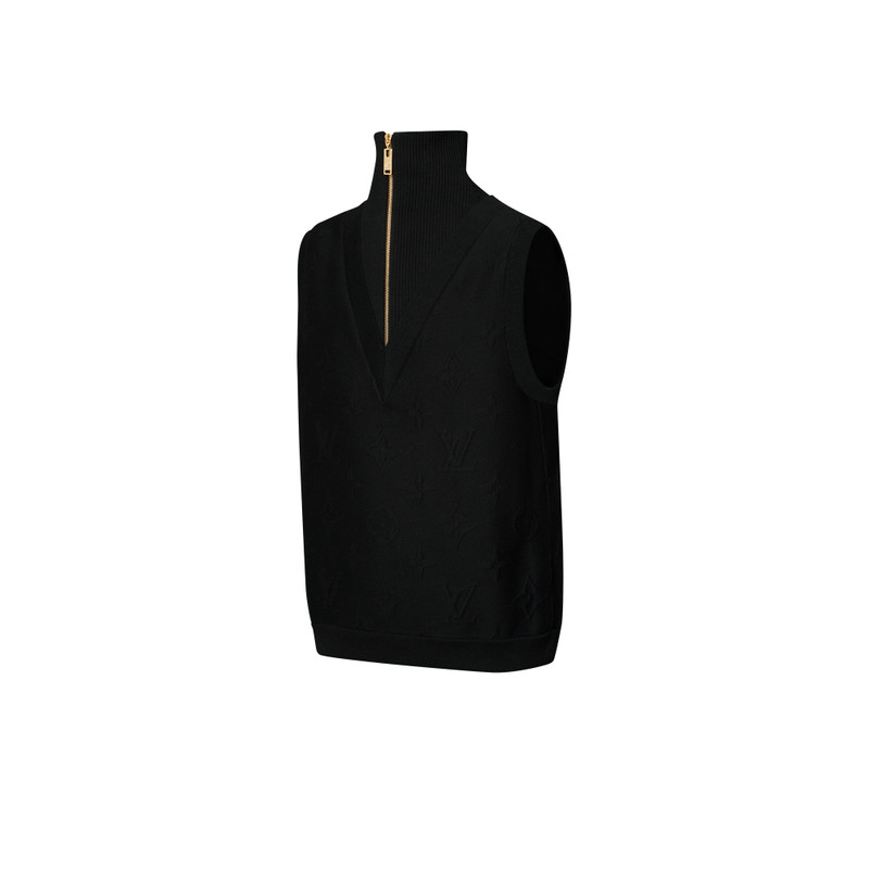 Louis Vuitton Embossed Monogram Sleeveless Sweater outlook