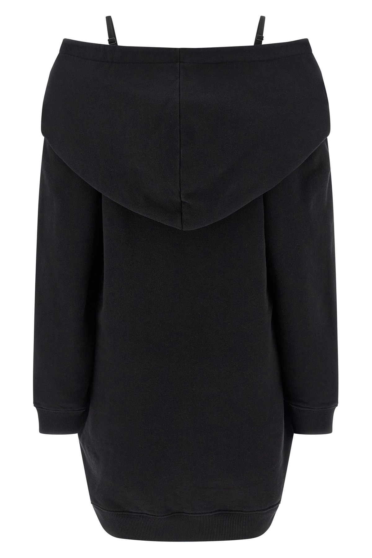 Off-shoulder hooded dress - 4