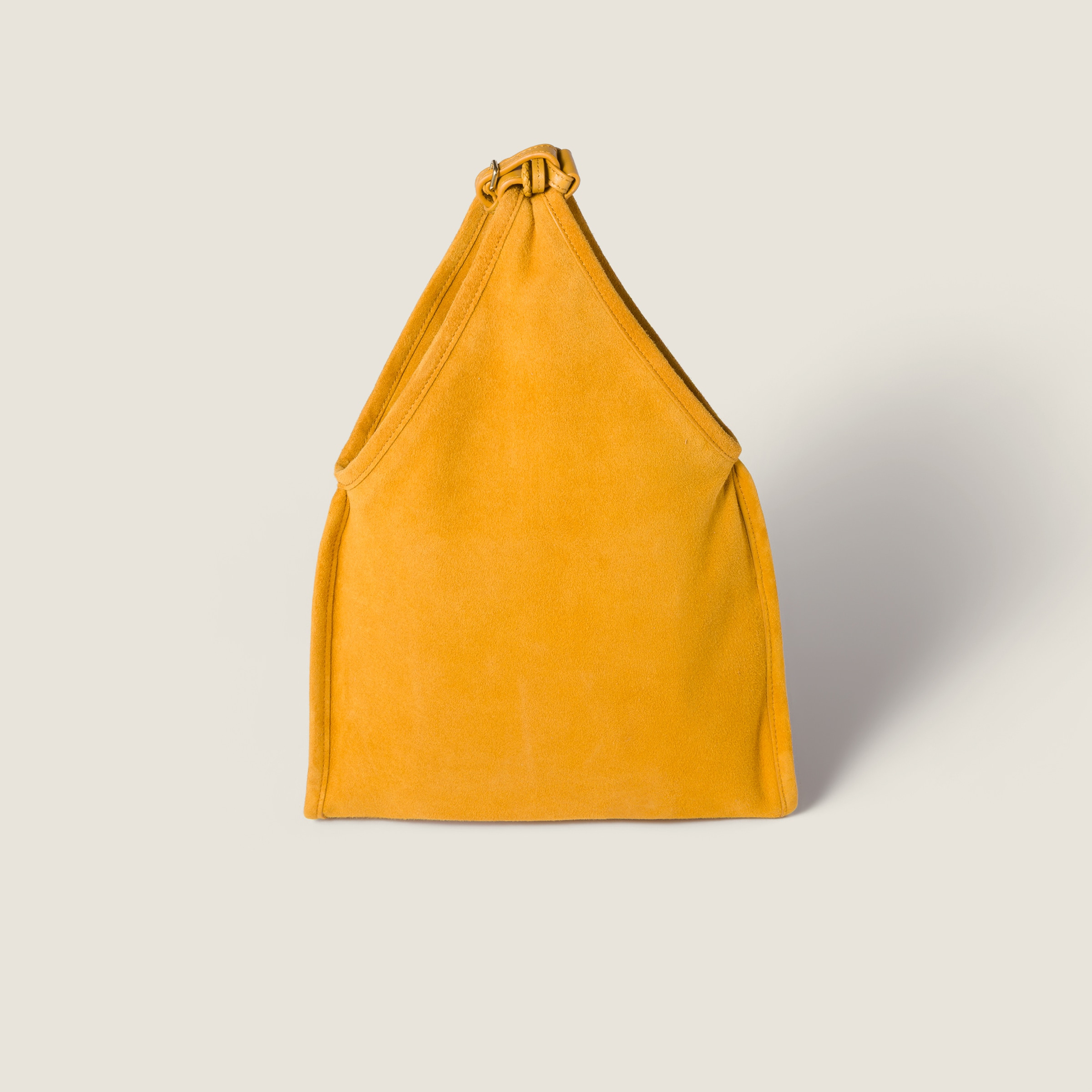 Suede handbag with tassels - 3