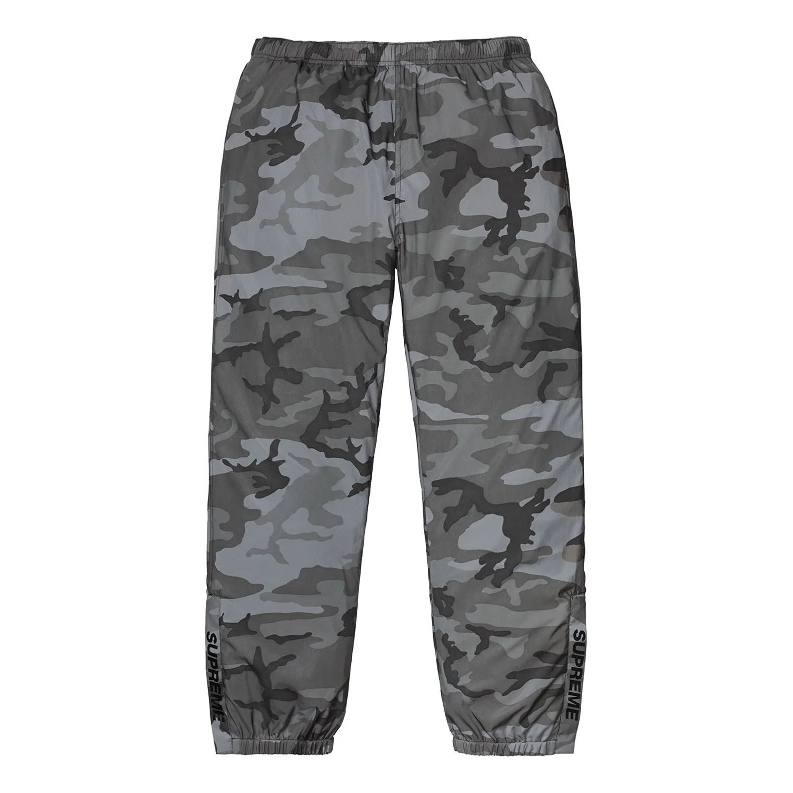 Supreme FW18 Reflective Camo Warm Up Pant Snow Camo SUP-FW18-1085 - 1