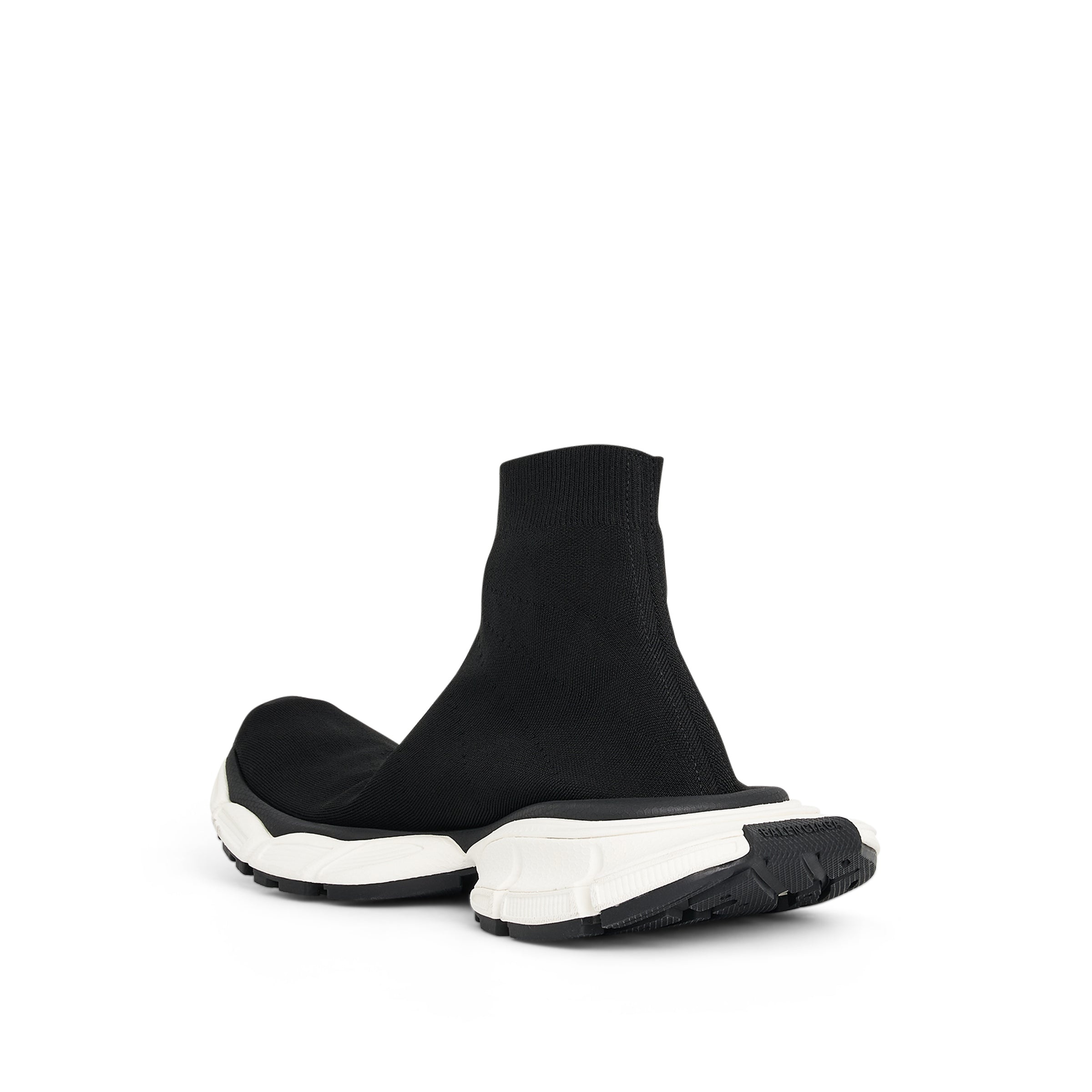 3XL Sock Sneaker in Black/White - 3