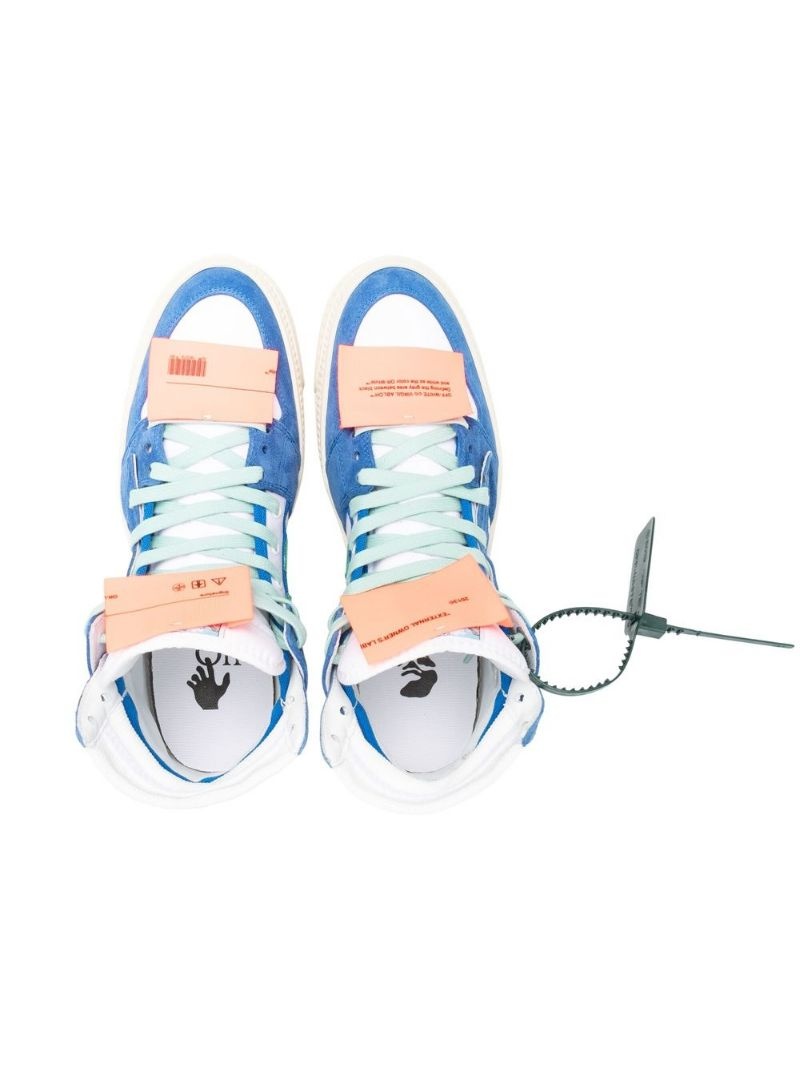 Zip-Tie lace-up sneakers - 4