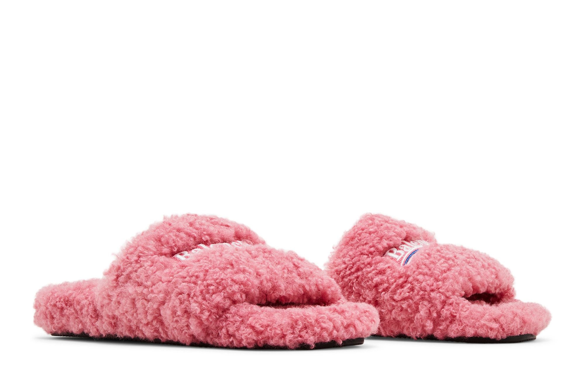 Balenciaga Wmns Furry Slides 'Sweet Pink' - 8