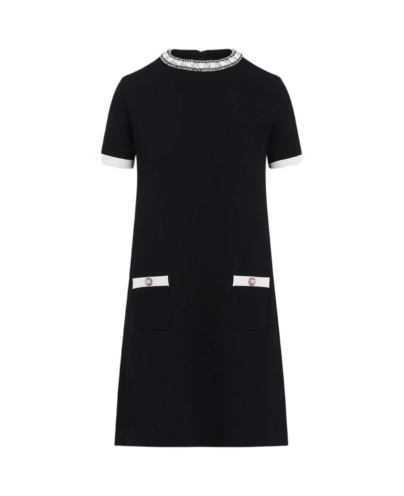 Acetate Mini Dress - 1