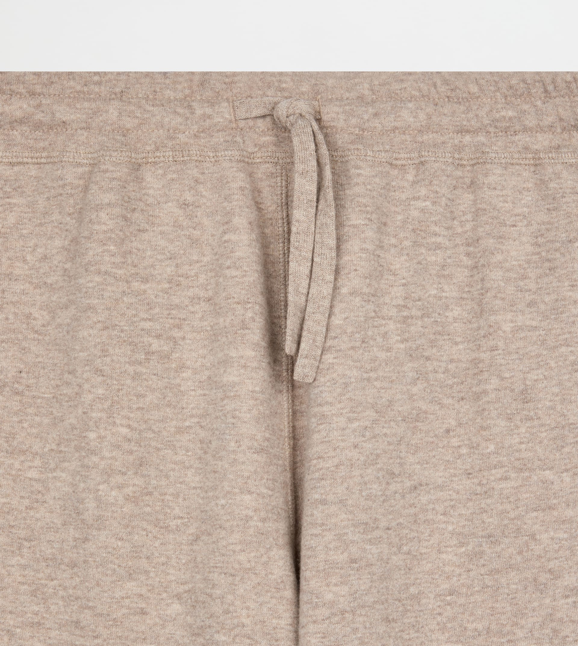 JOGGING PANTS IN CASHMERE BLEND JERSEY - BEIGE - 8