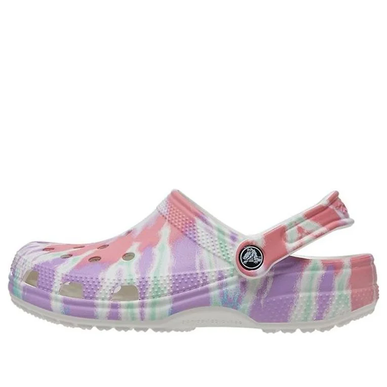 Crocs Classic clog Pattern Crocs Flat Heel Sports Colorful Blue Sandals 205453-6SN - 1