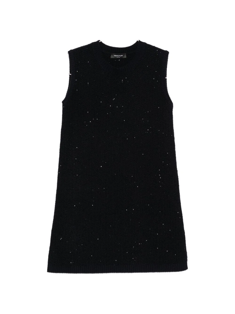 Wool blend short dress - 1