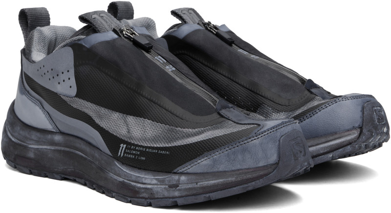 Black & Gray Salomon Edition Bamba 2 Low V2 Sneakers 4