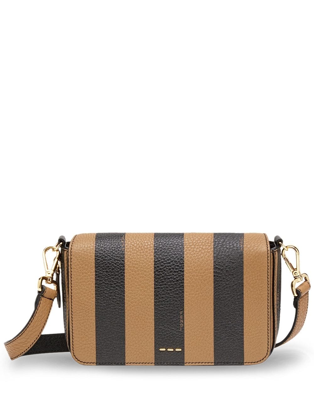 striped shoulder bag  - 1