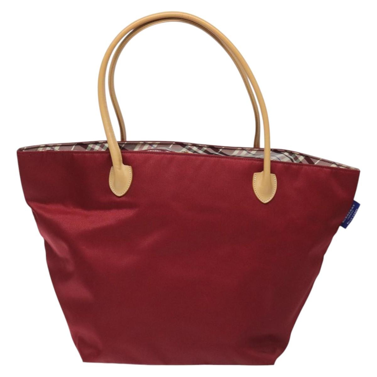 Burberry Blue Label Tote Bag Nylon Red - 2