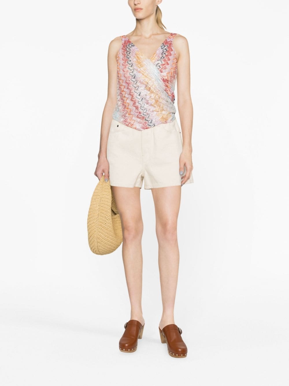 knot-detail knitted top - 4