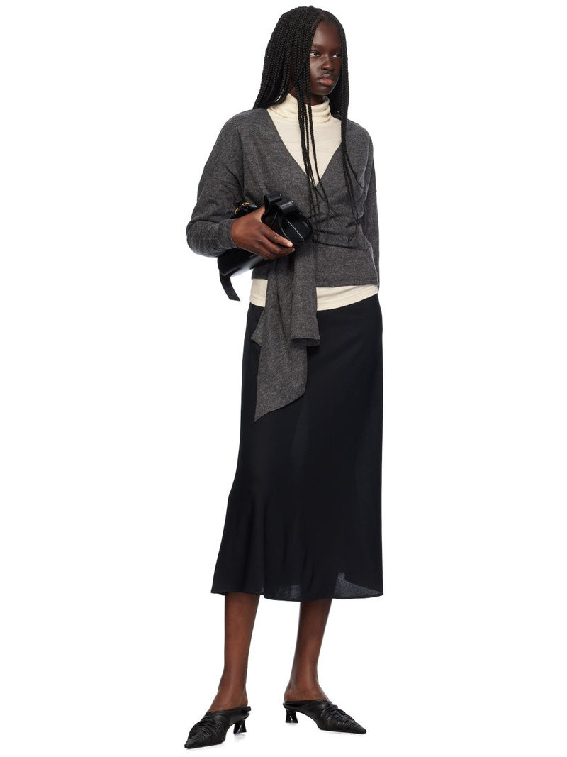 LE17SEPTEMBRE Gray Self-Tie Cardigan outlook
