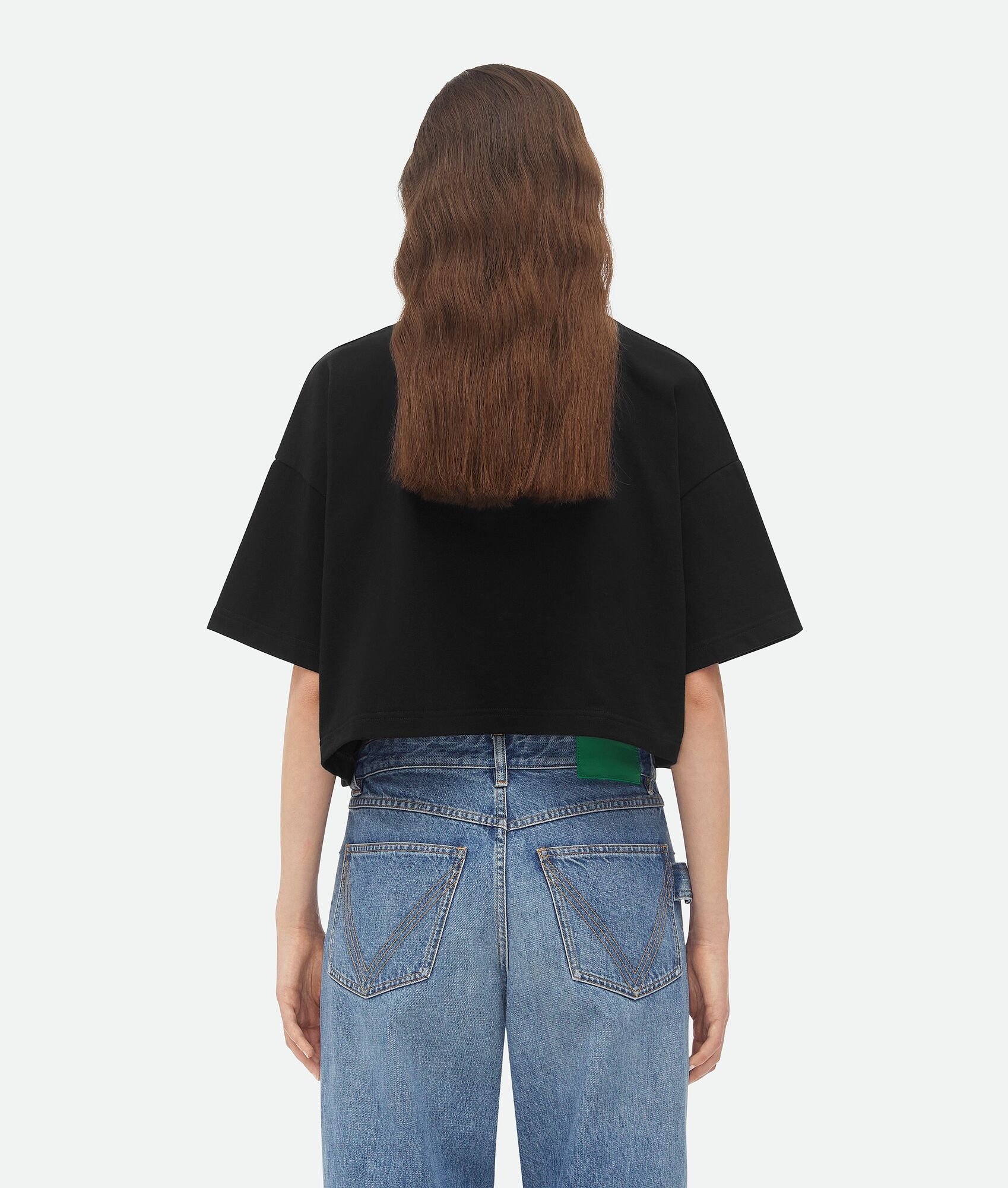 Pima Cotton Jersey Crop T-Shirt - 3