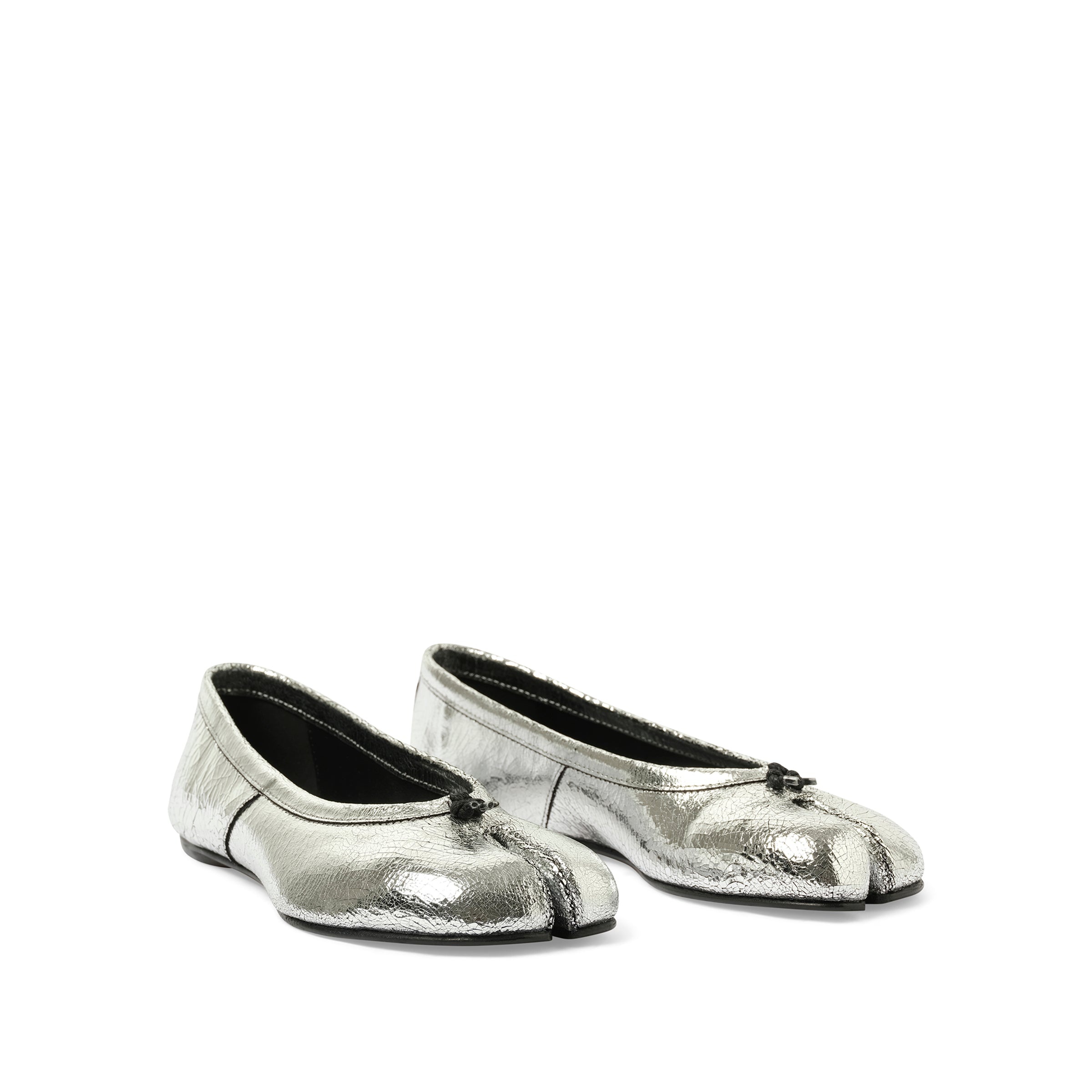 Tabi New Ballerina in Silver - 2