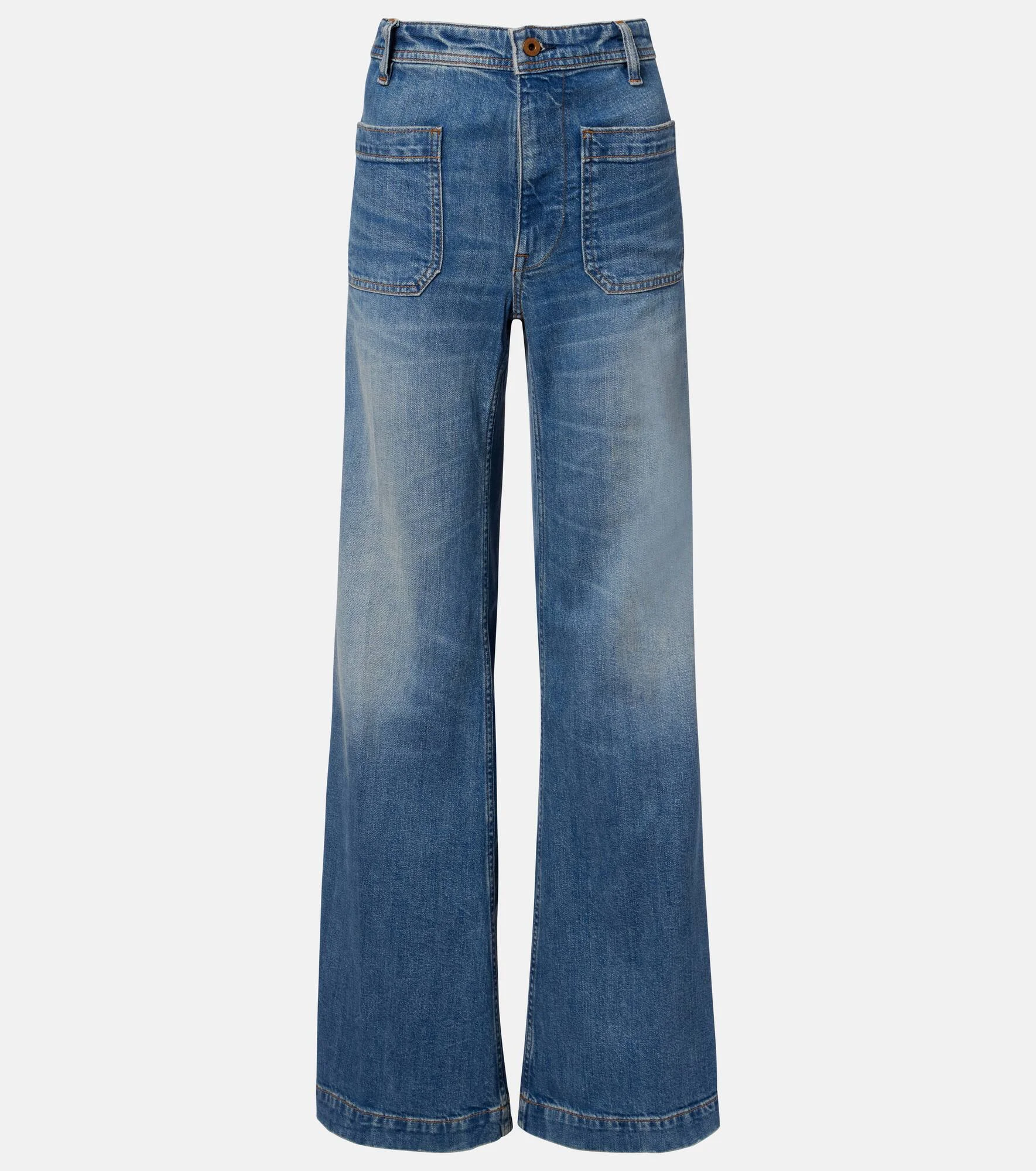 High-rise straight jeans - 1