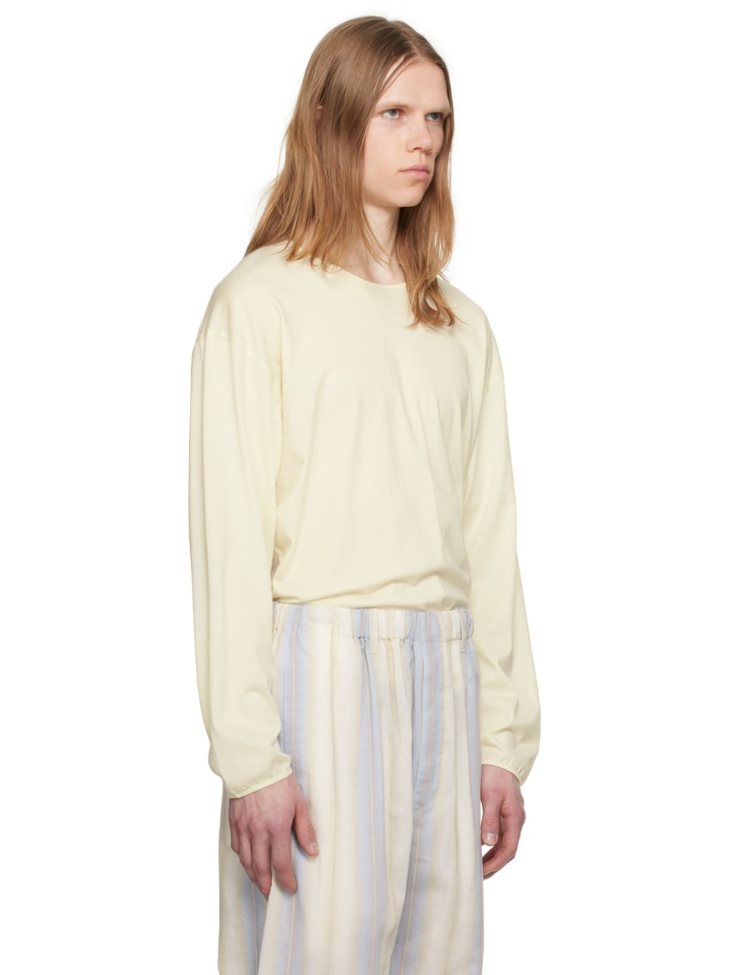 Yellow Relaxed Long Sleeve T-Shirt - 2