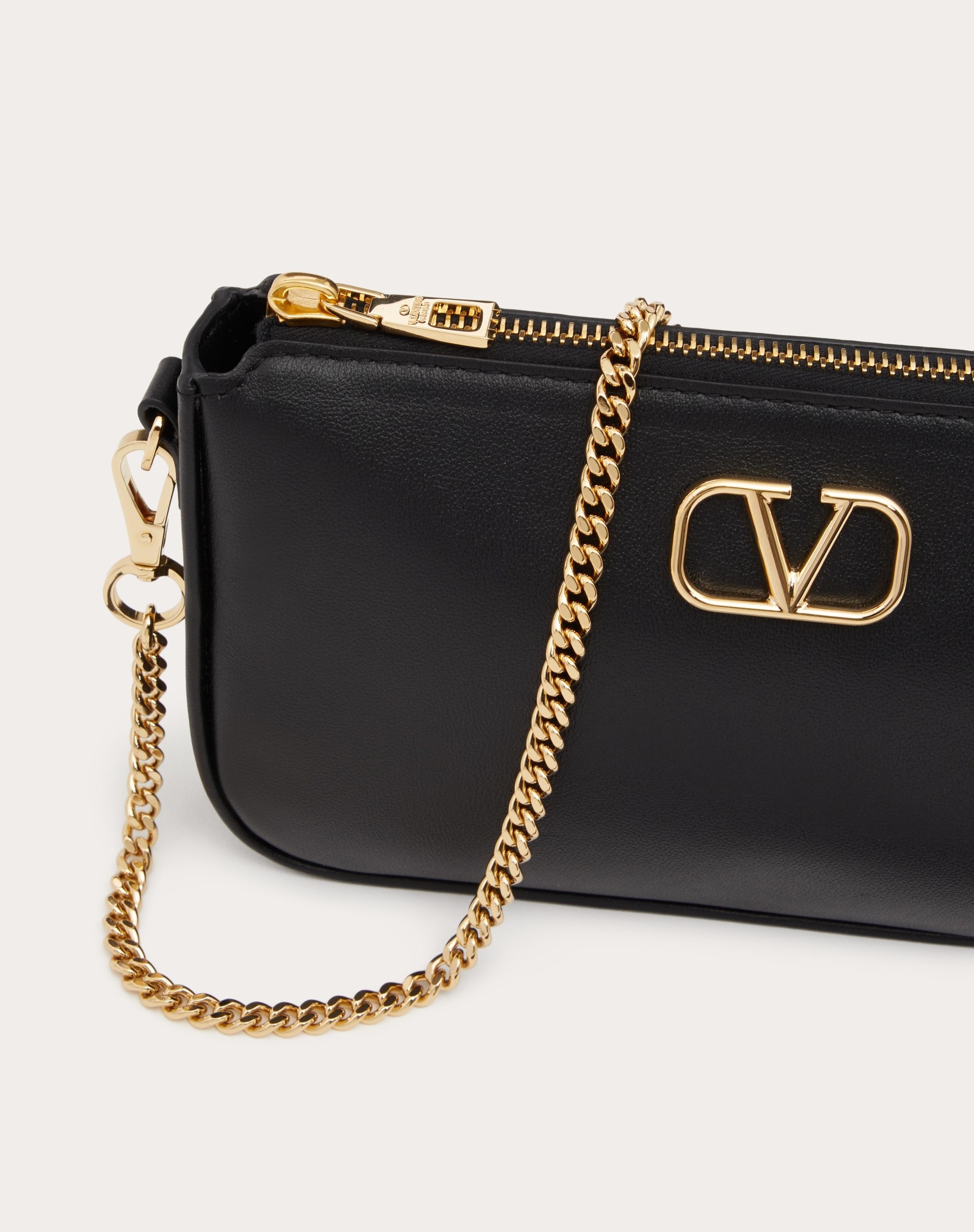 MINI VLOGO SIGNATURE CALFSKIN CROSSBODY BAG - 8