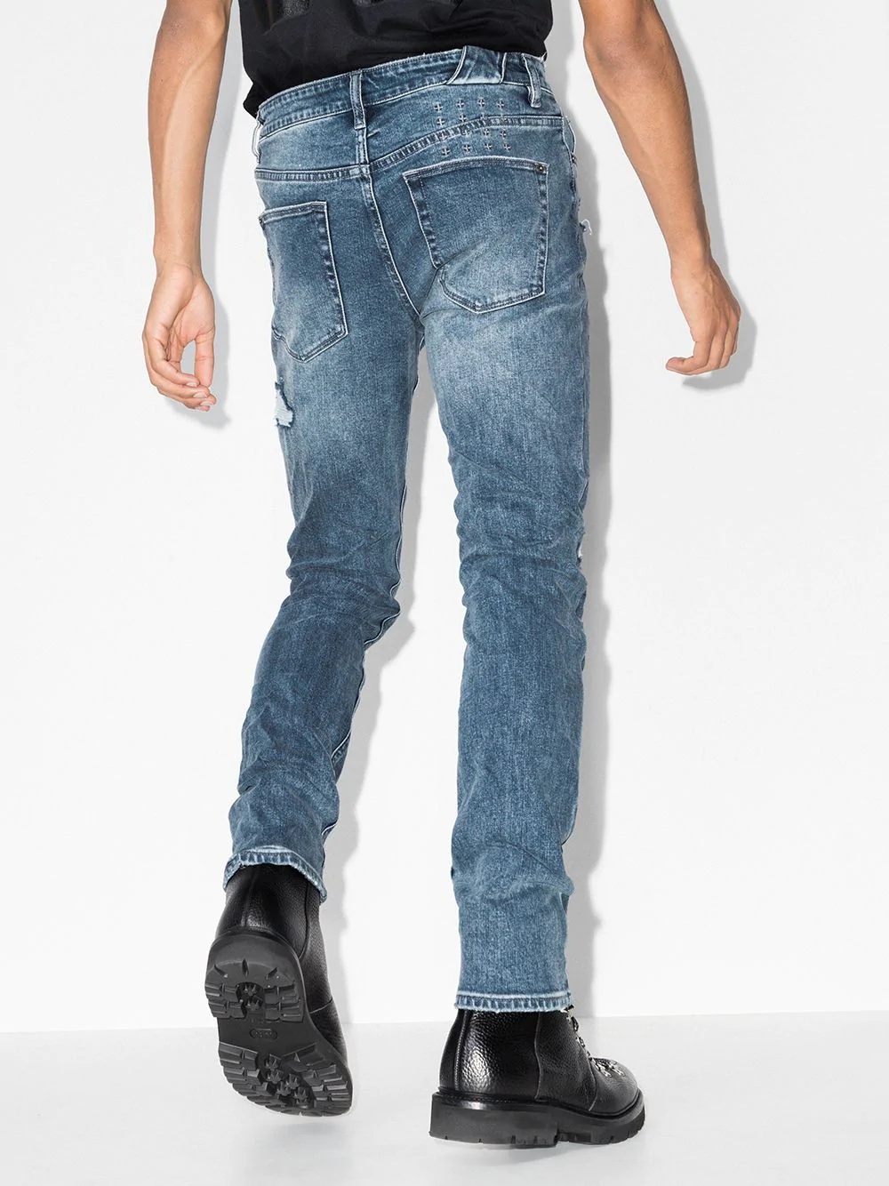 Chitch Runway distressed slim-fit jeans - 3