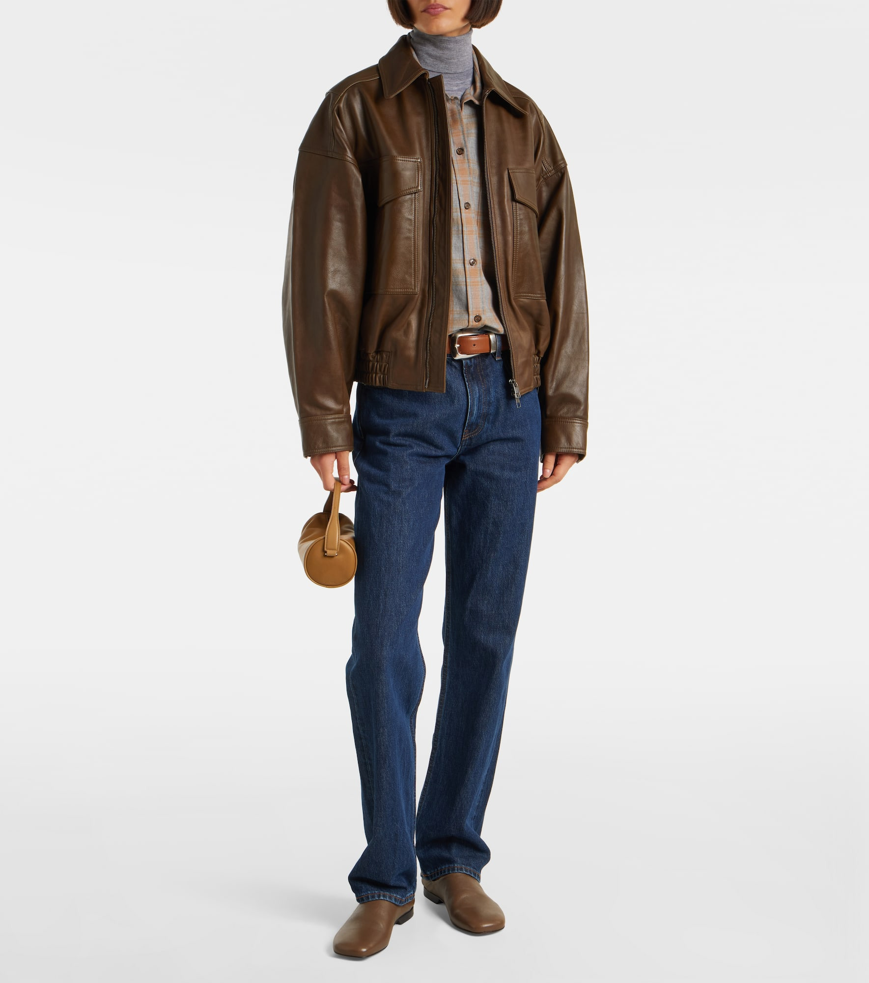 Eugene leather bomber jacket - 2