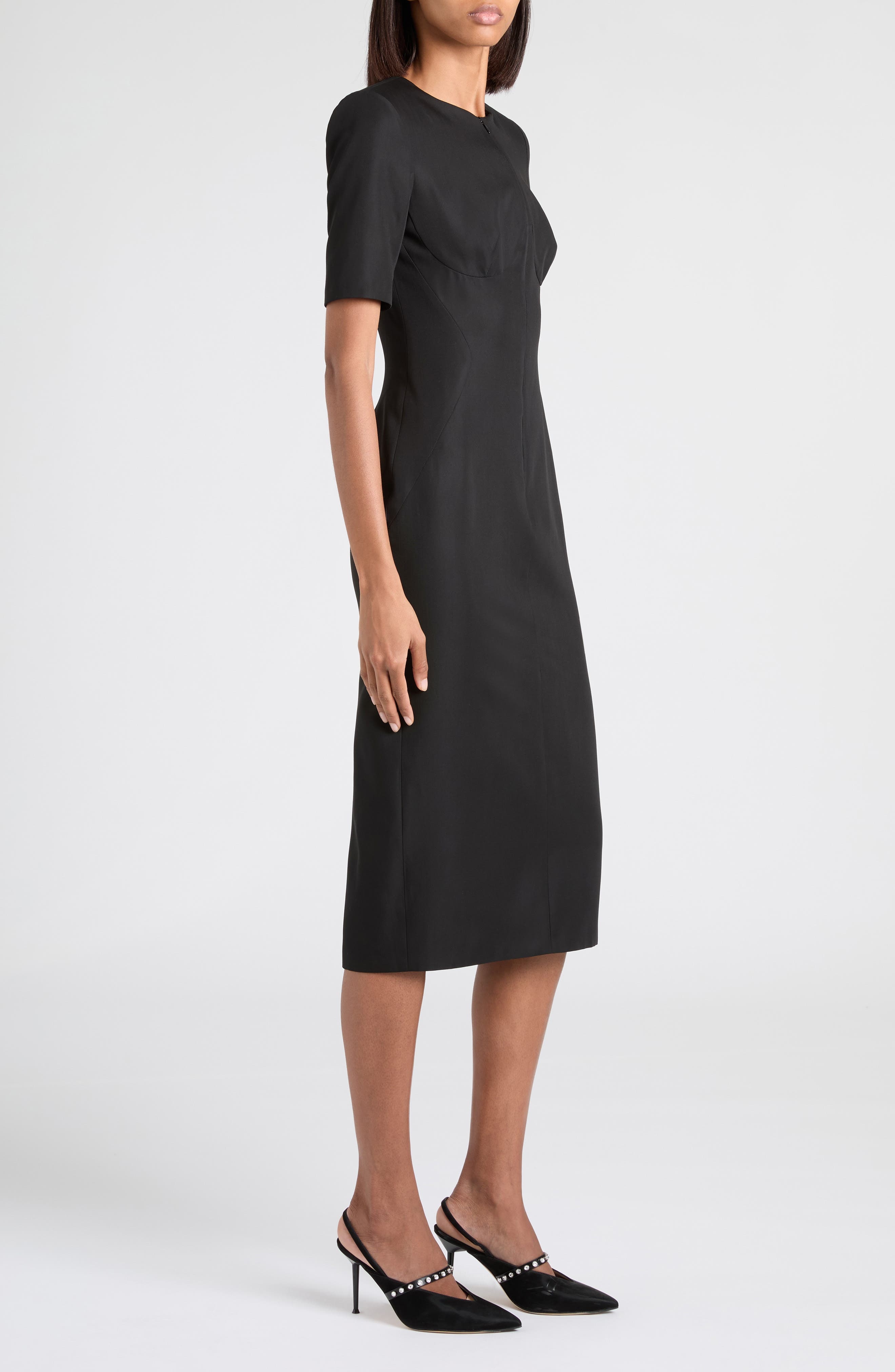 McQueen Sheath Dress in Black at Nordstrom - 3