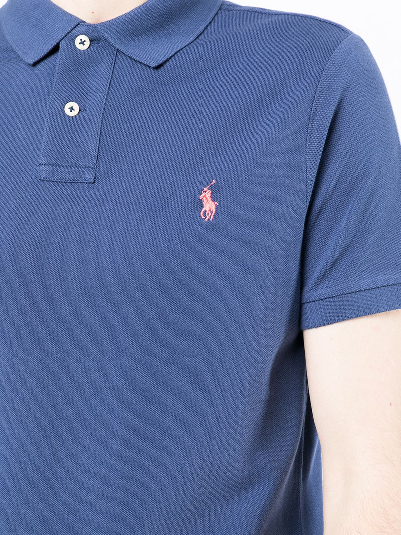 embroidered logo polo shirt 5