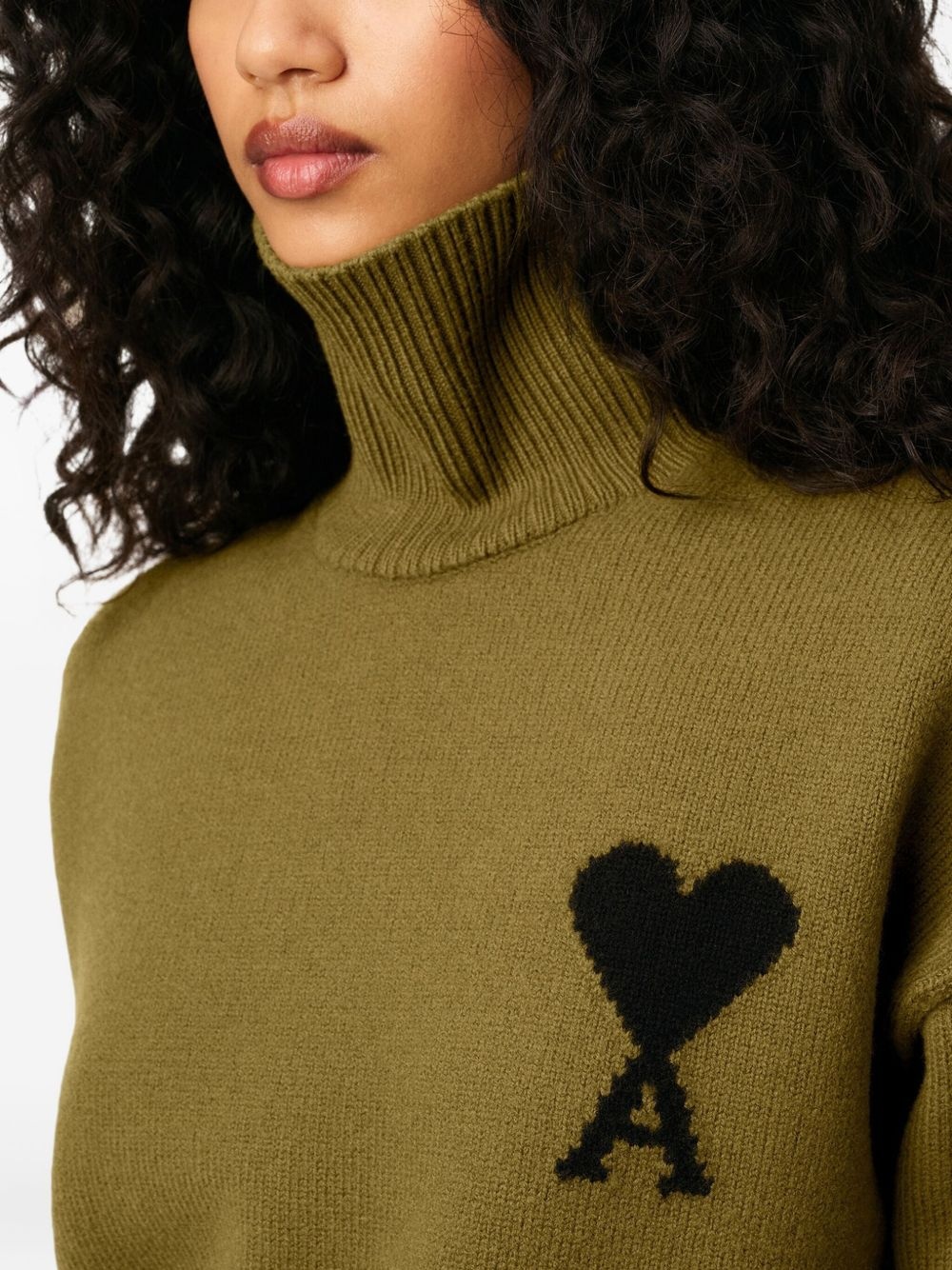 Ami de Coeur funnel neck sweater - 5