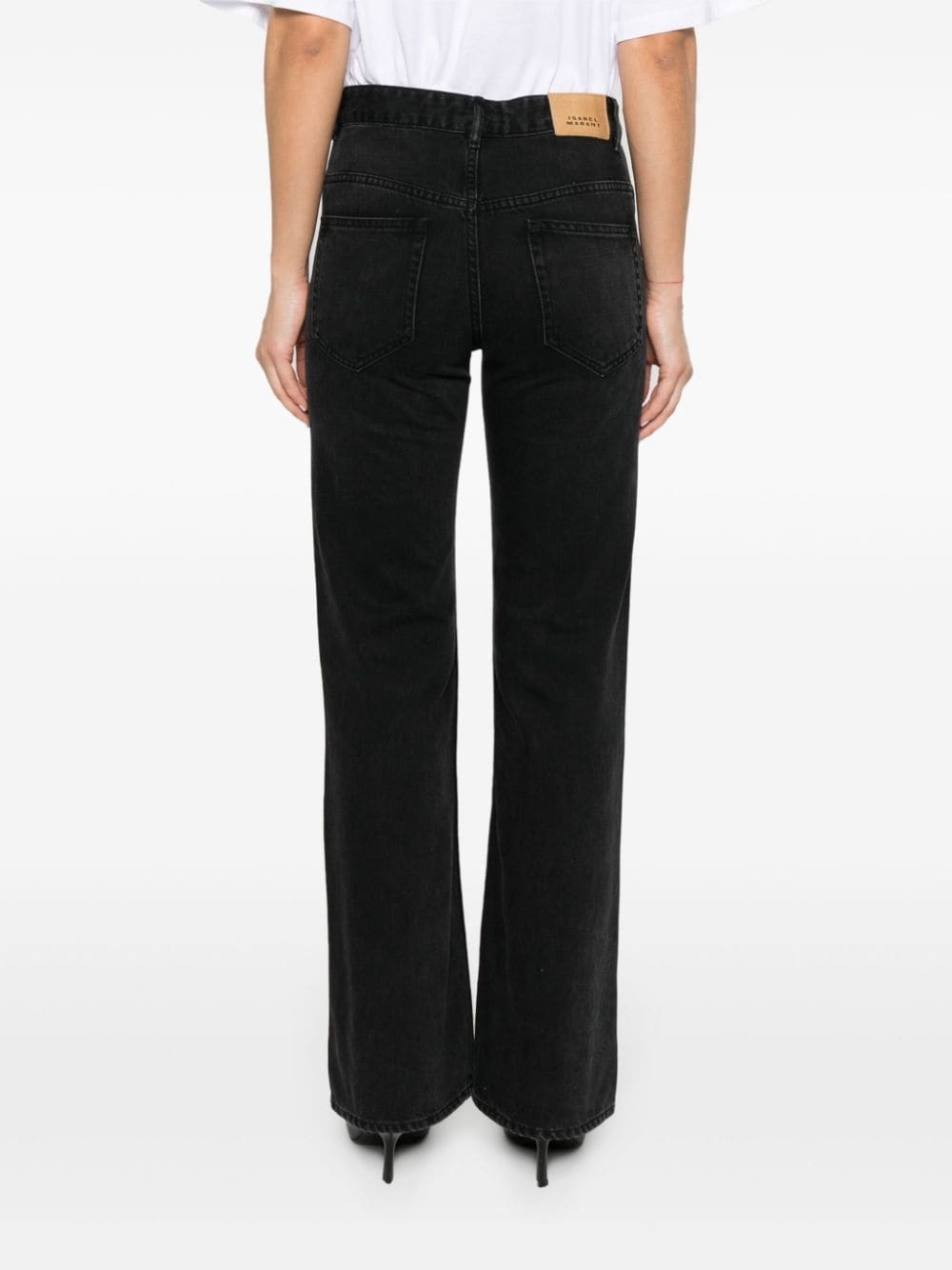Belvira high-rise bootcut jeans - 4