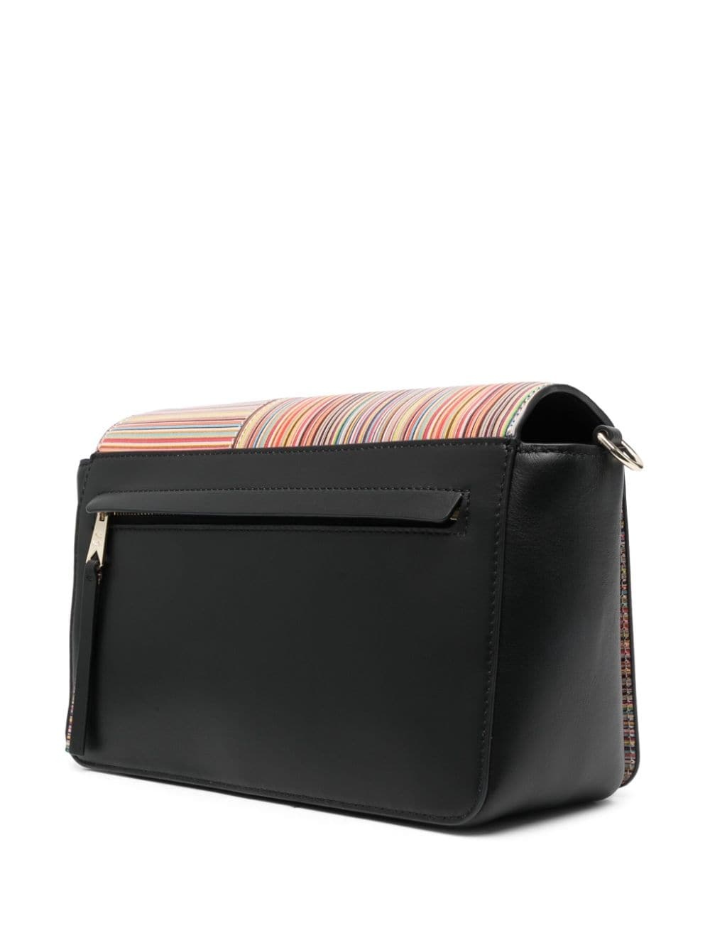 striped leather crossbody bag - 3