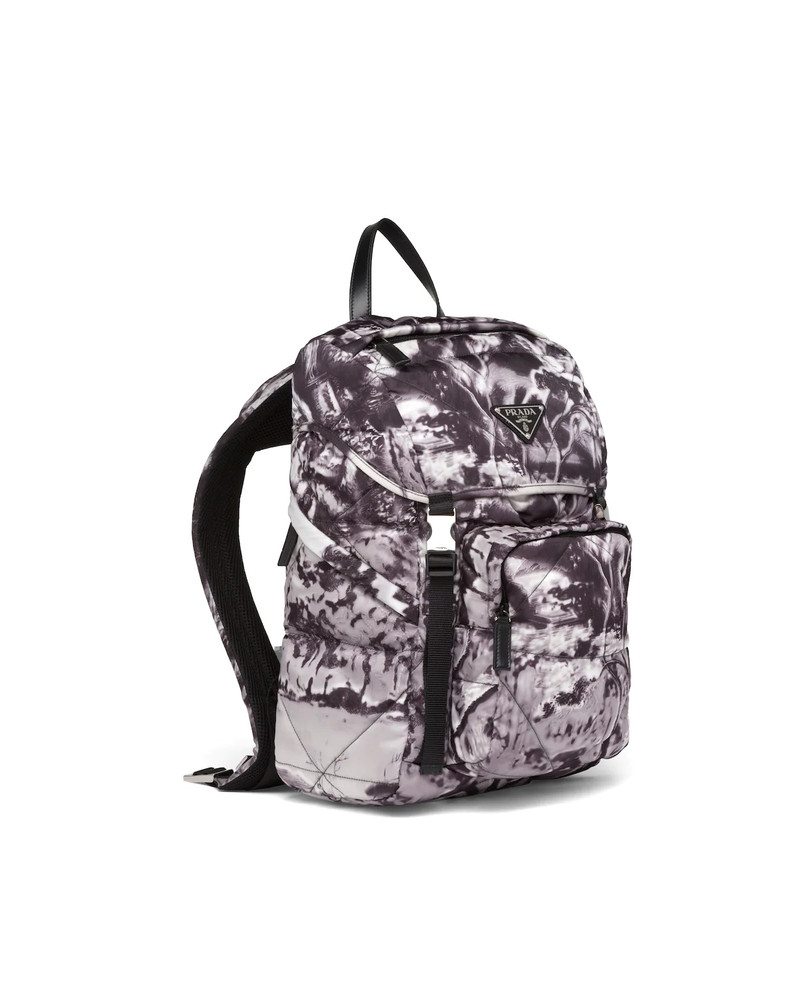 Printed Re-Nylon backpack 3