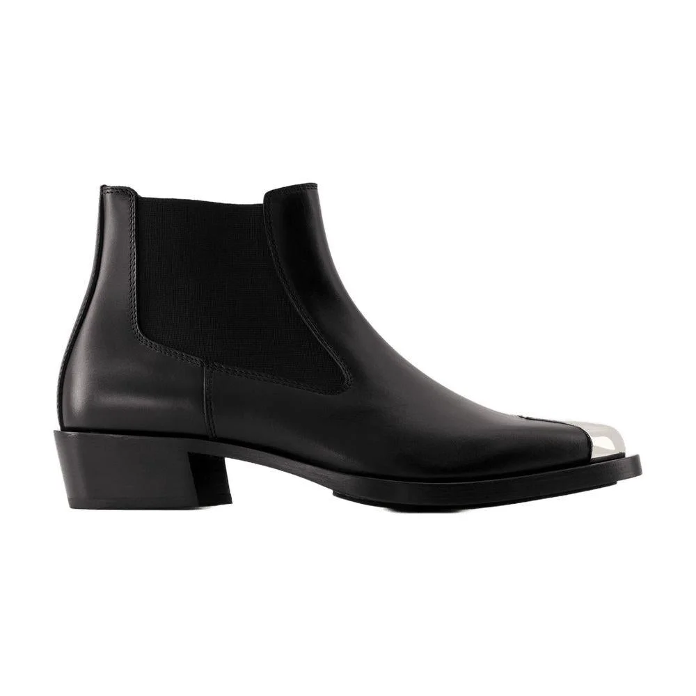 ALEXANDER MCQUEEN 'PUNK' CHELSEA BOOTS - 1