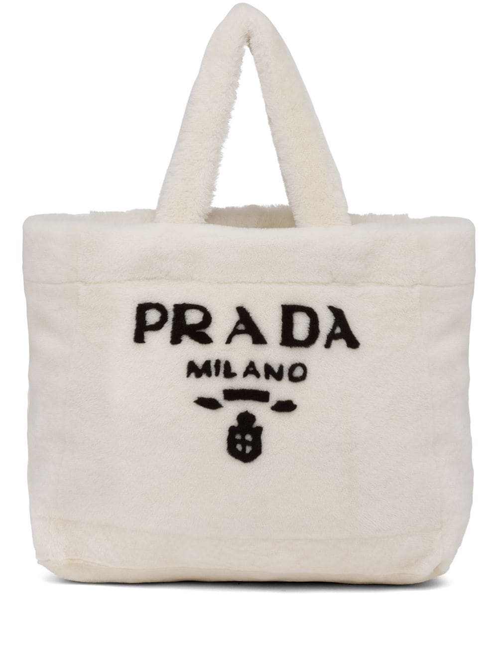 shearling tote bag - 1