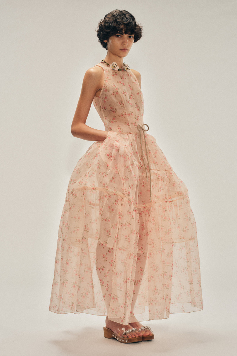 Tapered Back Hoop Flounce Dress 3