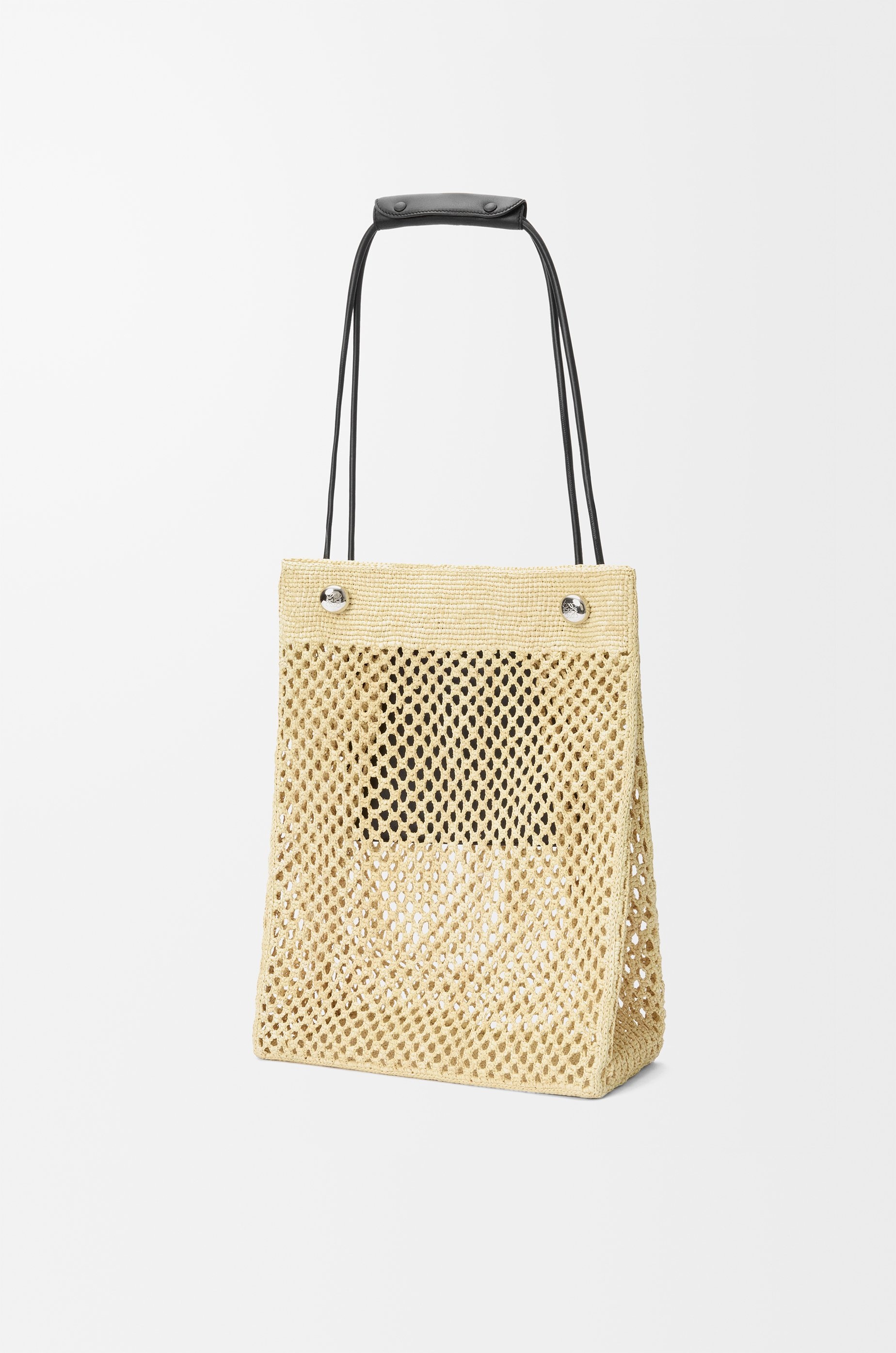 Pebble hobo in raffia - 4