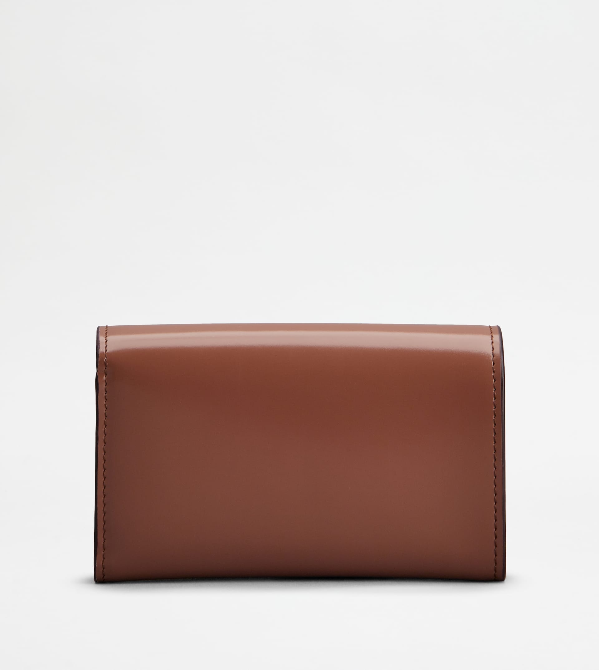 KATE WALLET IN LEATHER - BROWN - 3