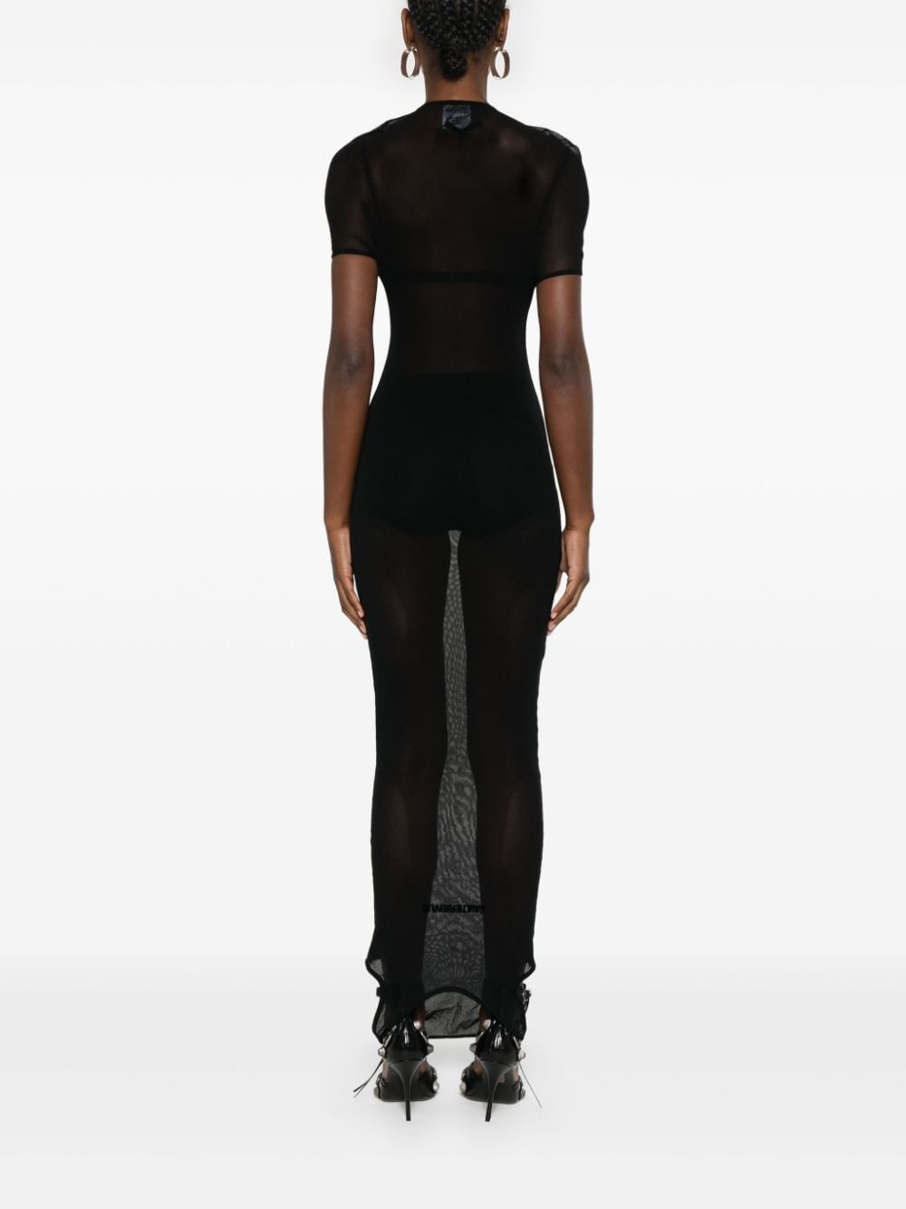 x Shayne Oliver mesh maxi dress - 4