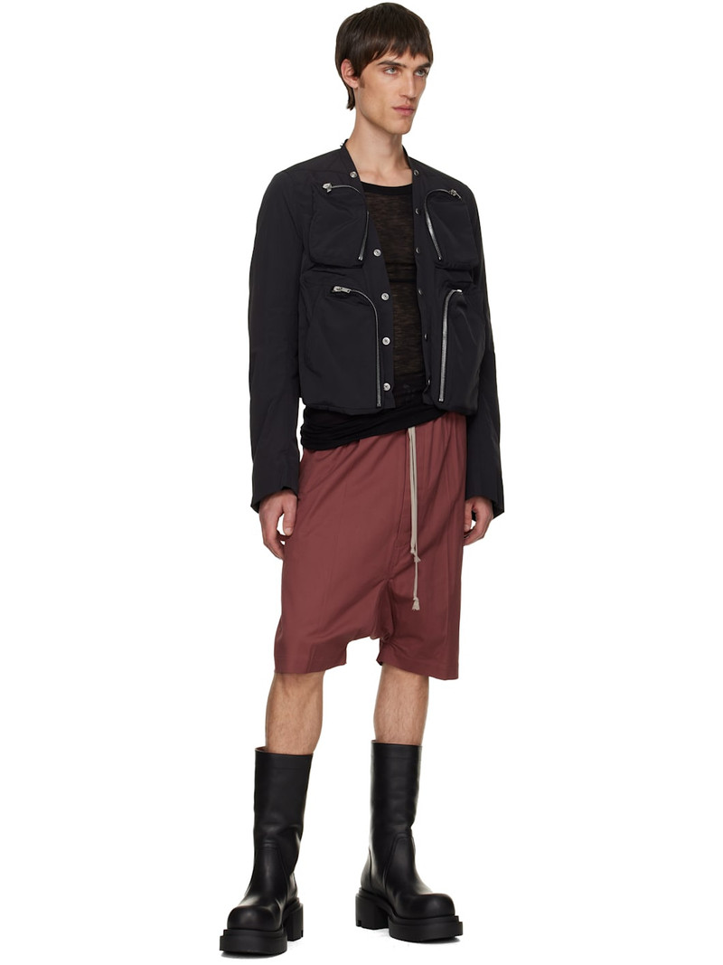 Rick Owens Pink Concordians Rick's Pods Shorts outlook