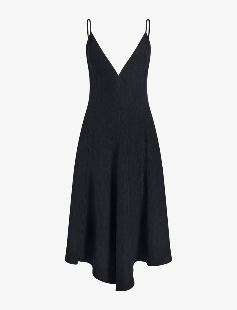 Elaine Dress in Cotton Viscose Linen - 1