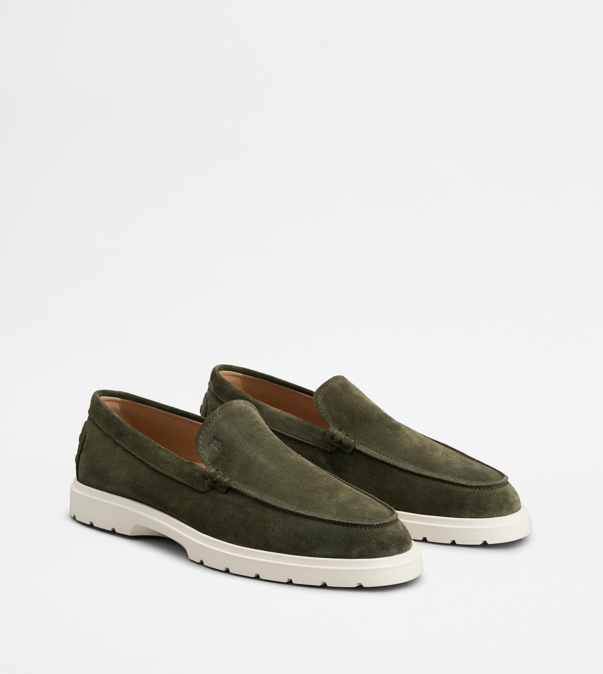 SLIPPER LOAFERS IN SUEDE - GREEN - 2