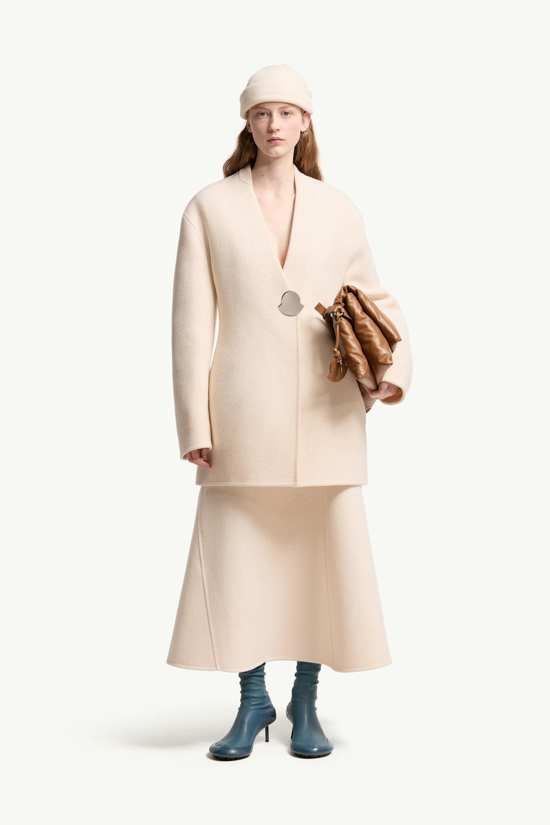 Moncler Moncler + JIL SANDER Wool Midi Skirt outlook