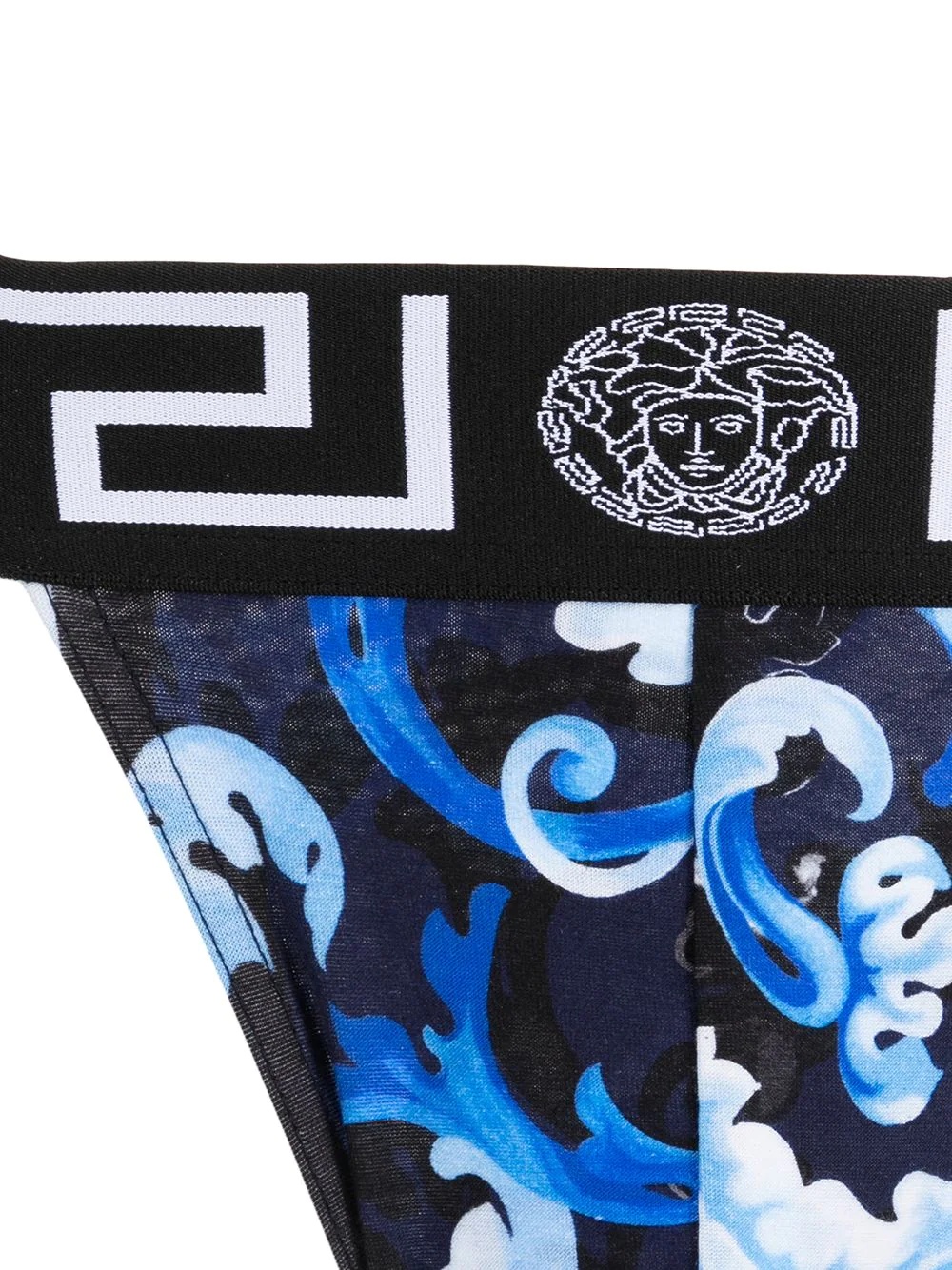 baroque logo print briefs - 3