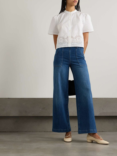 FRAME Francoise high-rise wide-leg jeans outlook