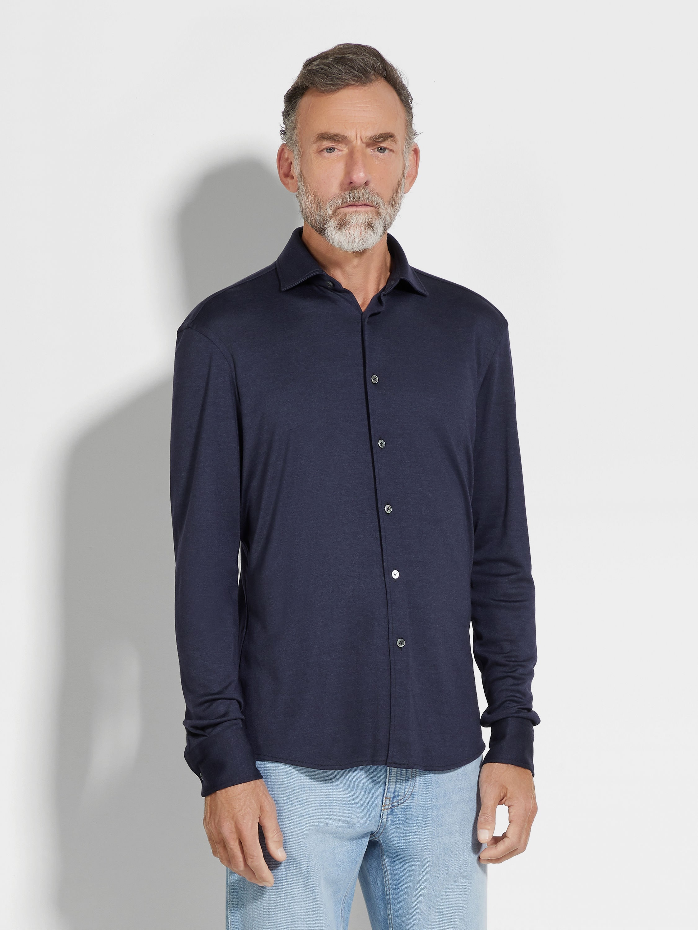 CASHMERE AND SILK SHIRT - 4