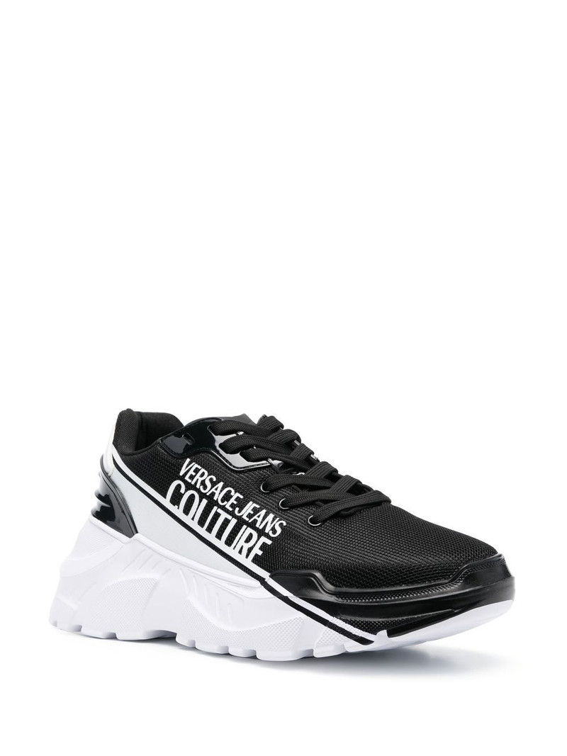 VERSACE JEANS COUTURE logo-detail chuncky sneackers outlook