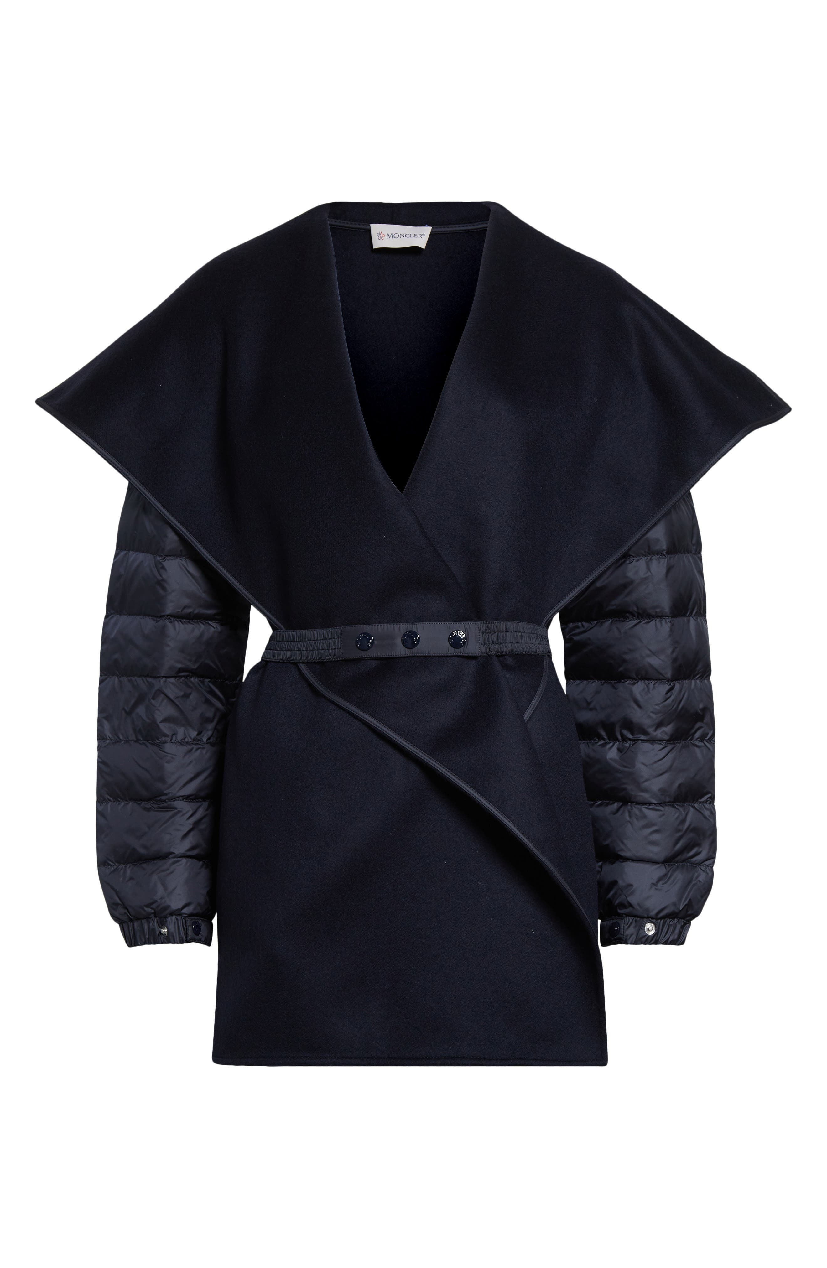 Moncler Archivio DNA Cape Jacket in Blue at Nordstrom - 6