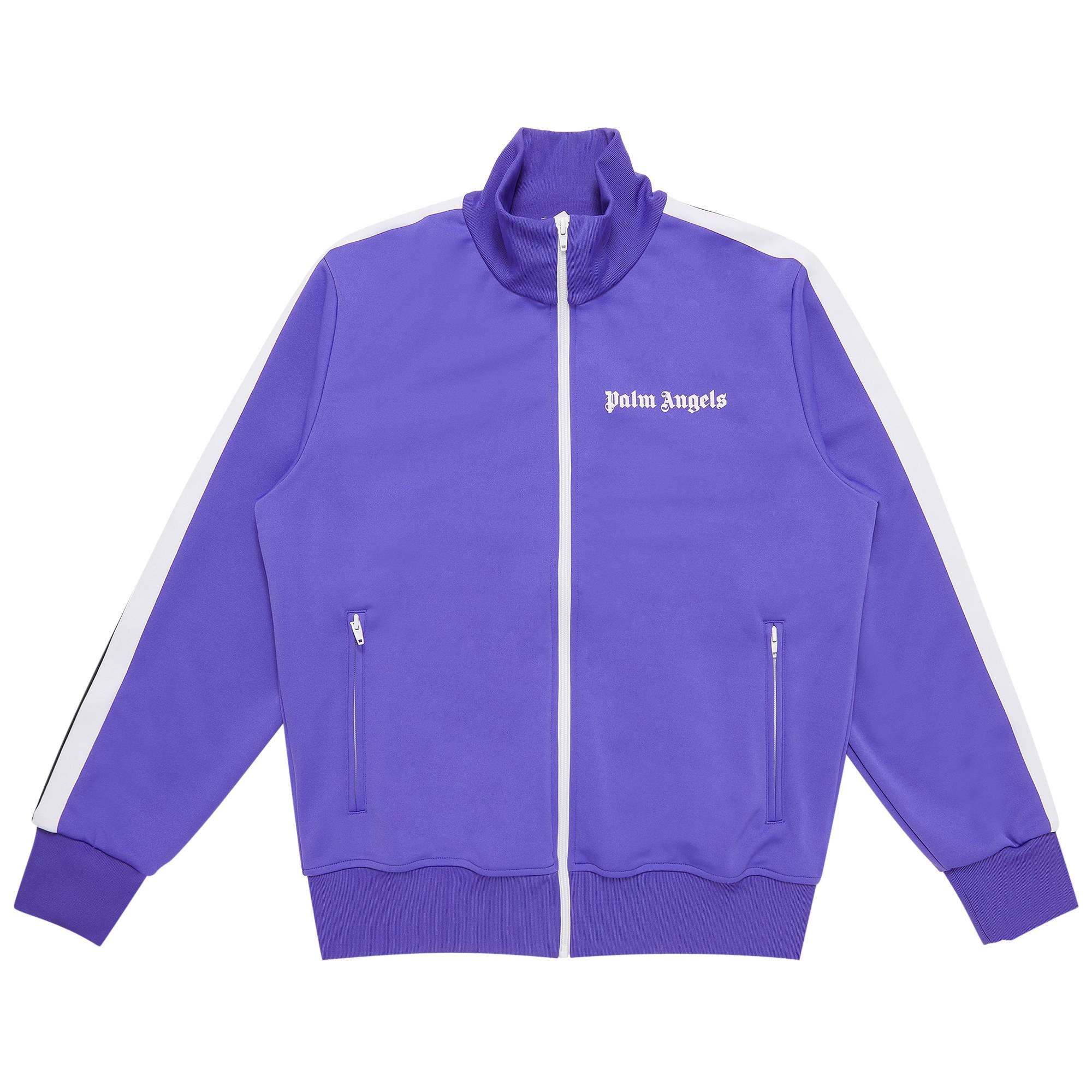 Palm Angels Classic Track Jacket 'Purple/White' - 1