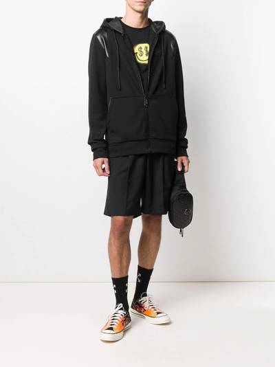 PHILIPP PLEIN quilted croc-effect hoodie outlook